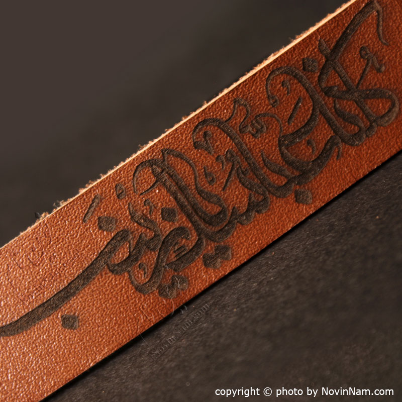 دستبند چرم کلنا عباسک یازینب