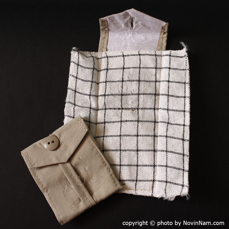 جانماز جیبی کوچک با طرح چفیه