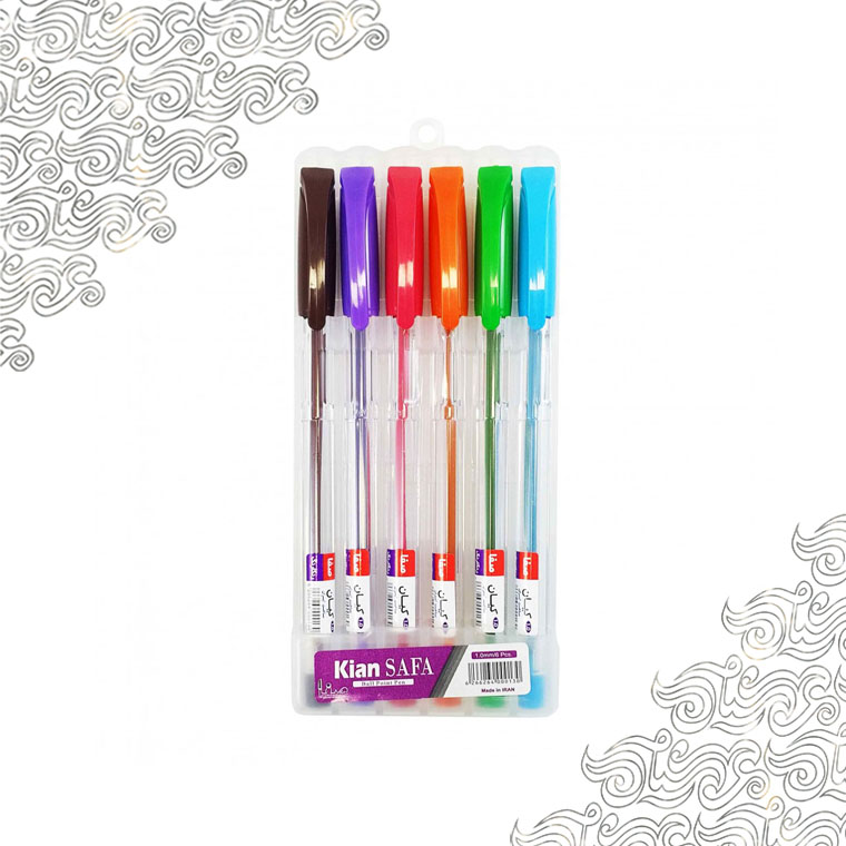 خودکار کیان فانتزی بسته 6 تایی