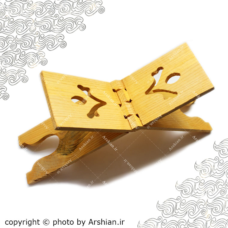 رحل چوبی باطرح لاله