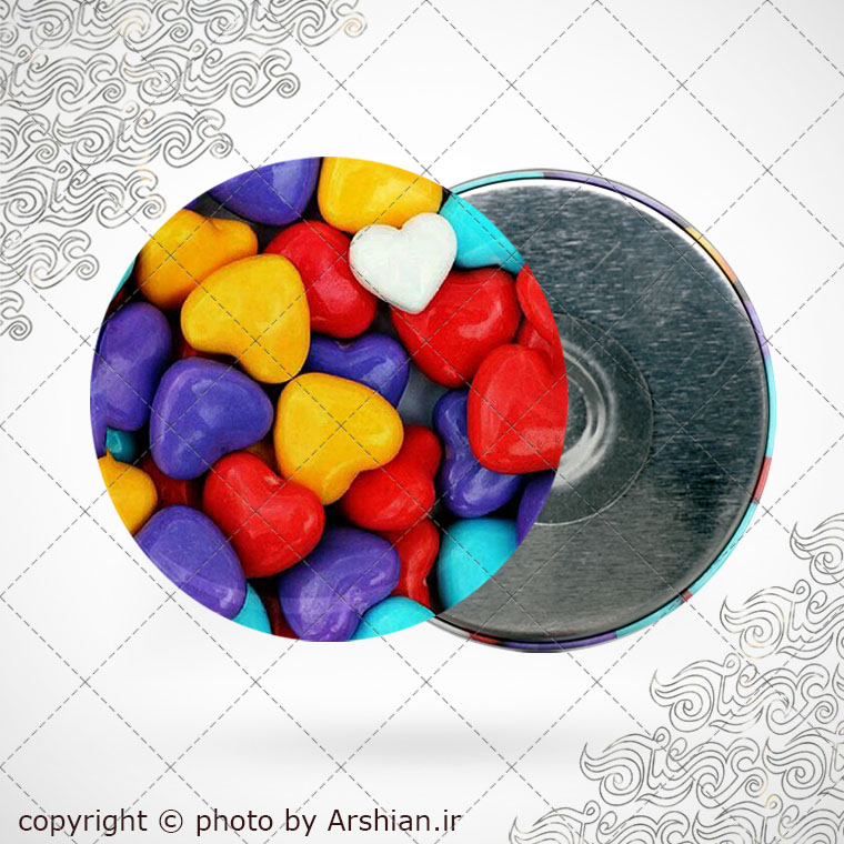 پیکسل آهنربایی بکگراند قلب