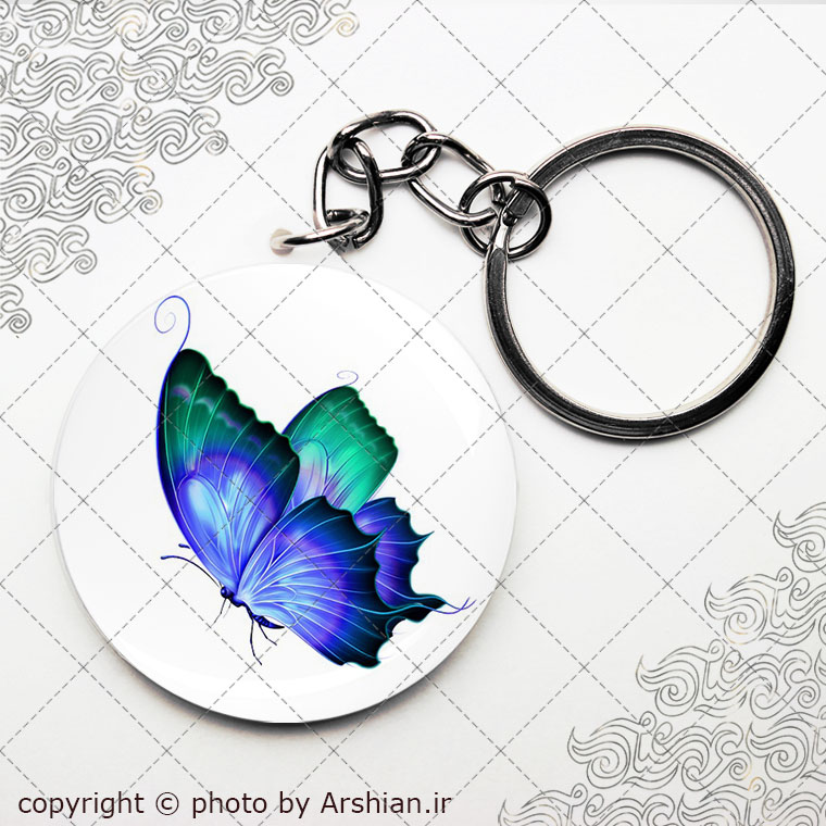 پیکسل سرکلیدی طرح پروانه