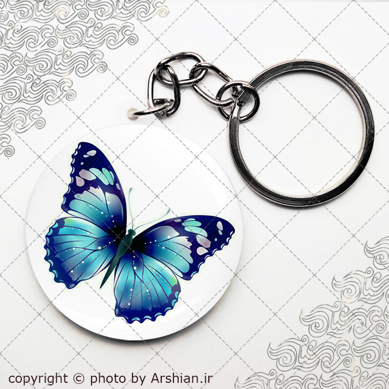 پیکسل سرکلیدی طرح پروانه