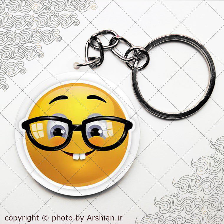 پیکسل سرکلیدی ایموجی nerd