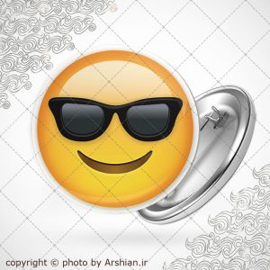 پیکسل ایموجی عینک آفتابی