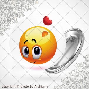 پیکسل ایموجی blushing love