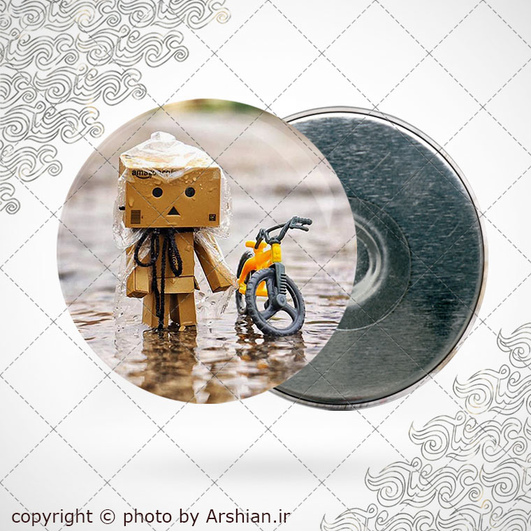 پیکسل آهنربایی boxman طرح باران