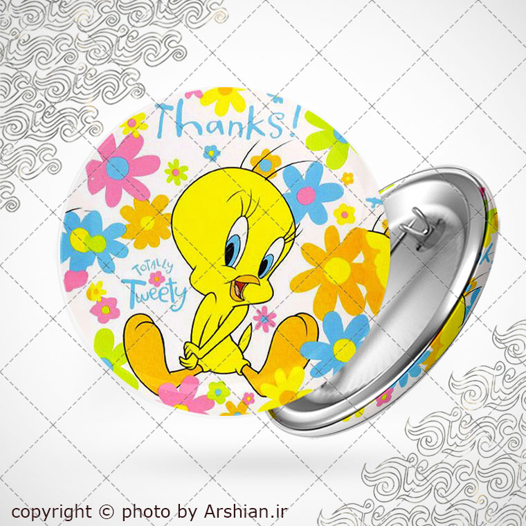 پیکسل کارتونی طرح tweety