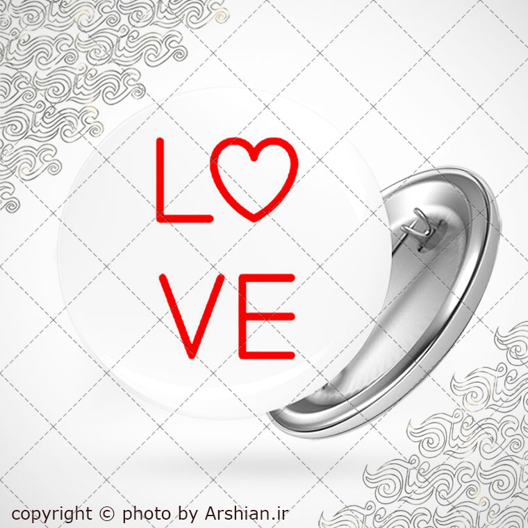 پیکسل با طرح love