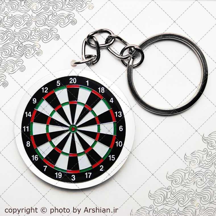 پیکسل سرکلیدی با طرح دارت بورد