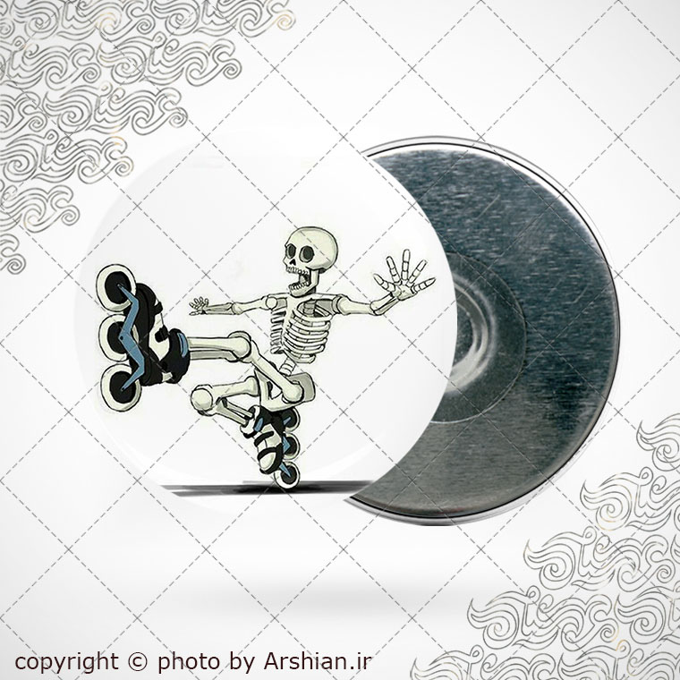 پیکسل آهنربایی طرح اسکلت و اسکیت