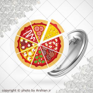 پیکسل با طرح پیتزا