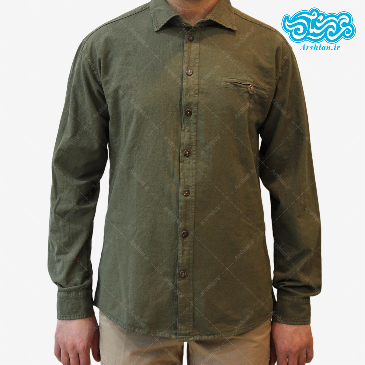 پیراهن الیاف طبیعی طرح ایلیا مدل sa002
