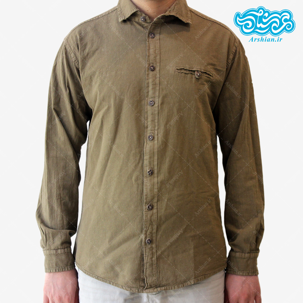 پیراهن الیاف طبیعی طرح ایلیا مدل sa001