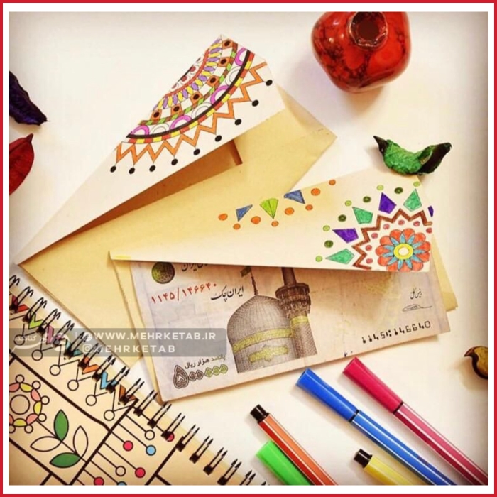 کتاب رنگ آمیزی کاربردی بزرگسالان دریچه خیال