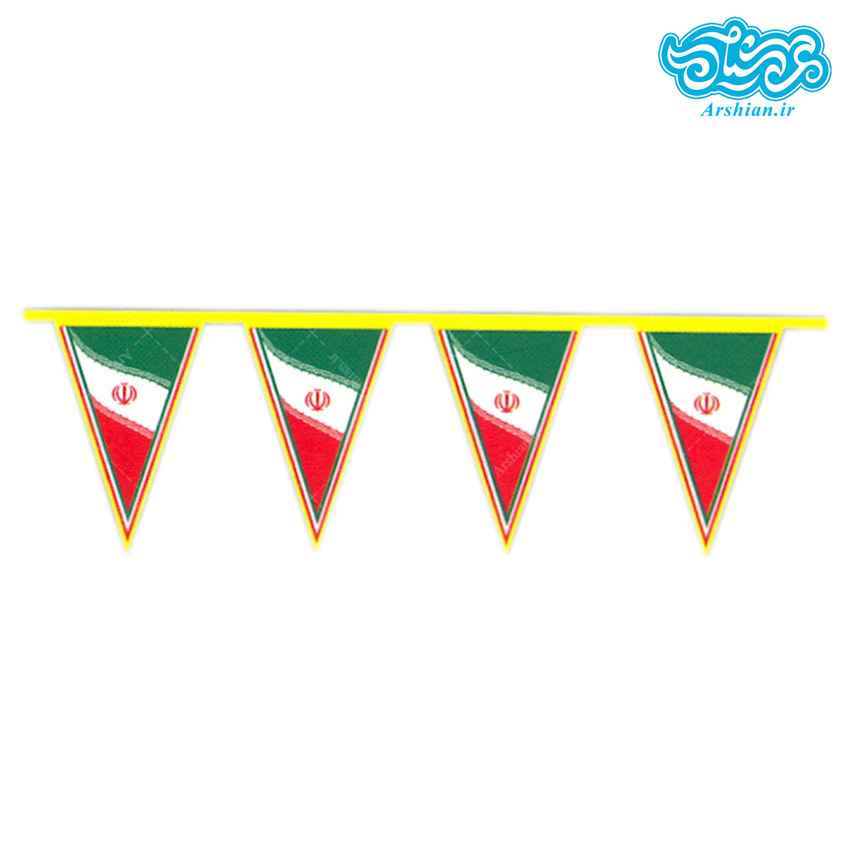 ریسه پرچم ایران کد 001