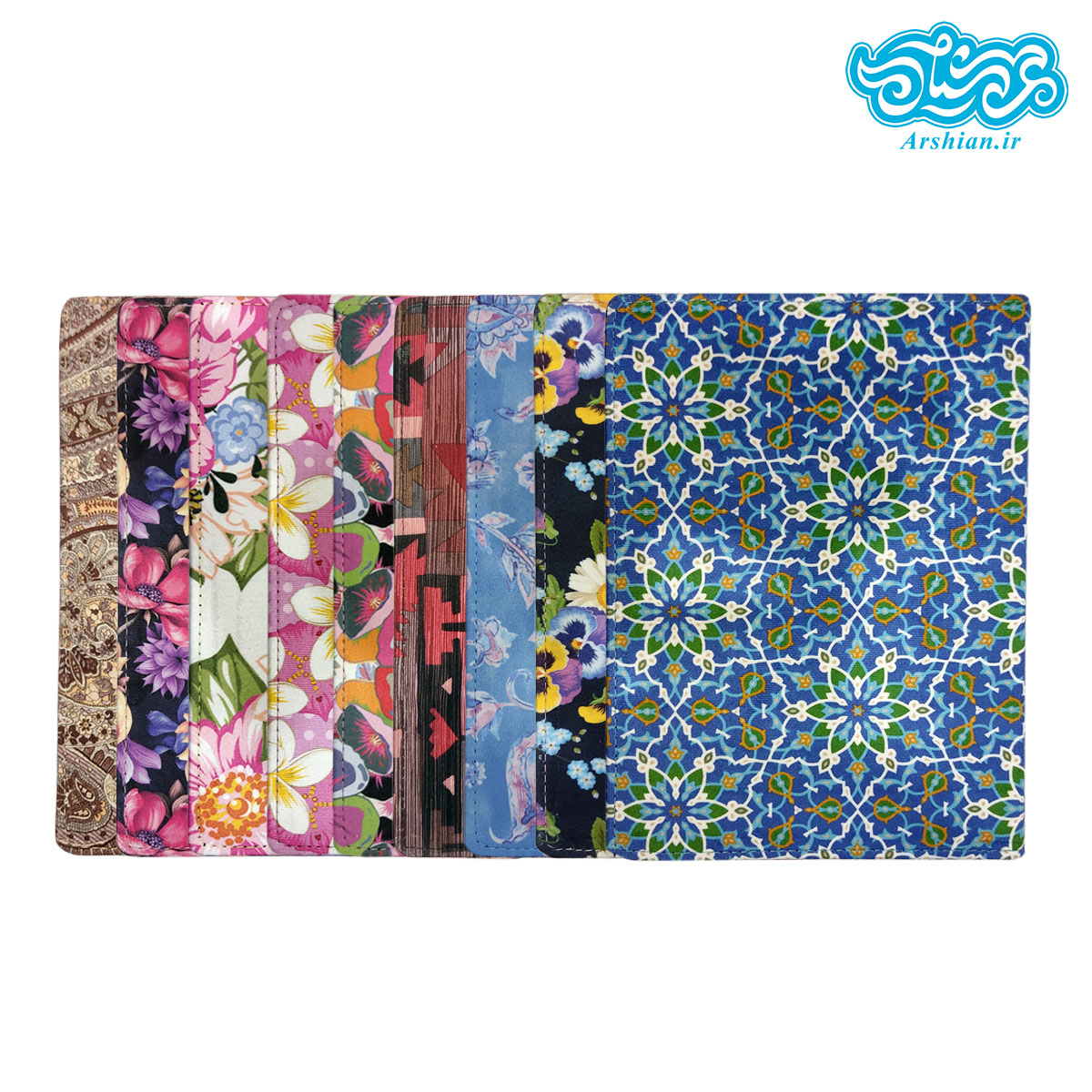 کلاسور26حلقه با روکش مخمل کد003