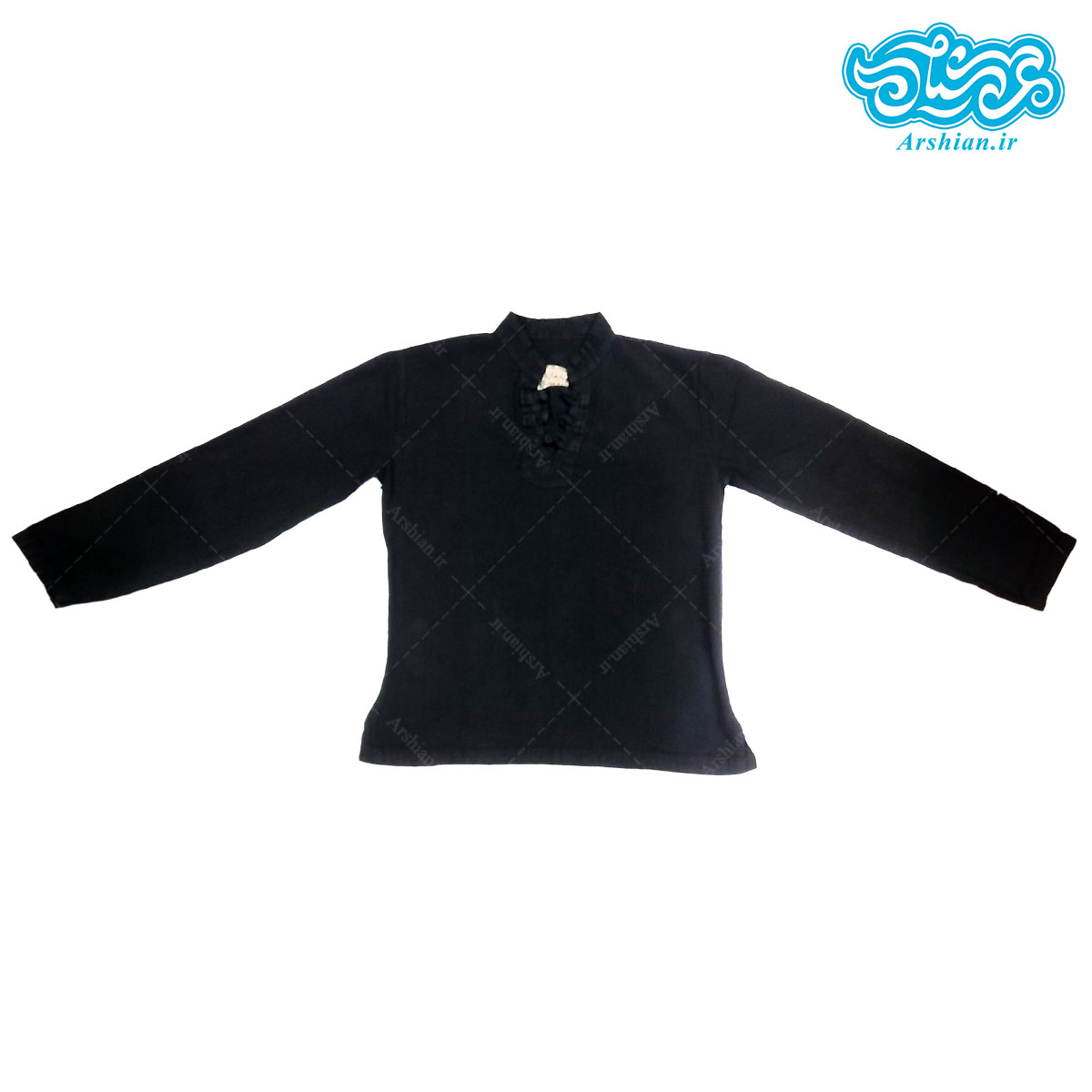 پیراهن مشکی سایز نونهال طرح گره ای کد002