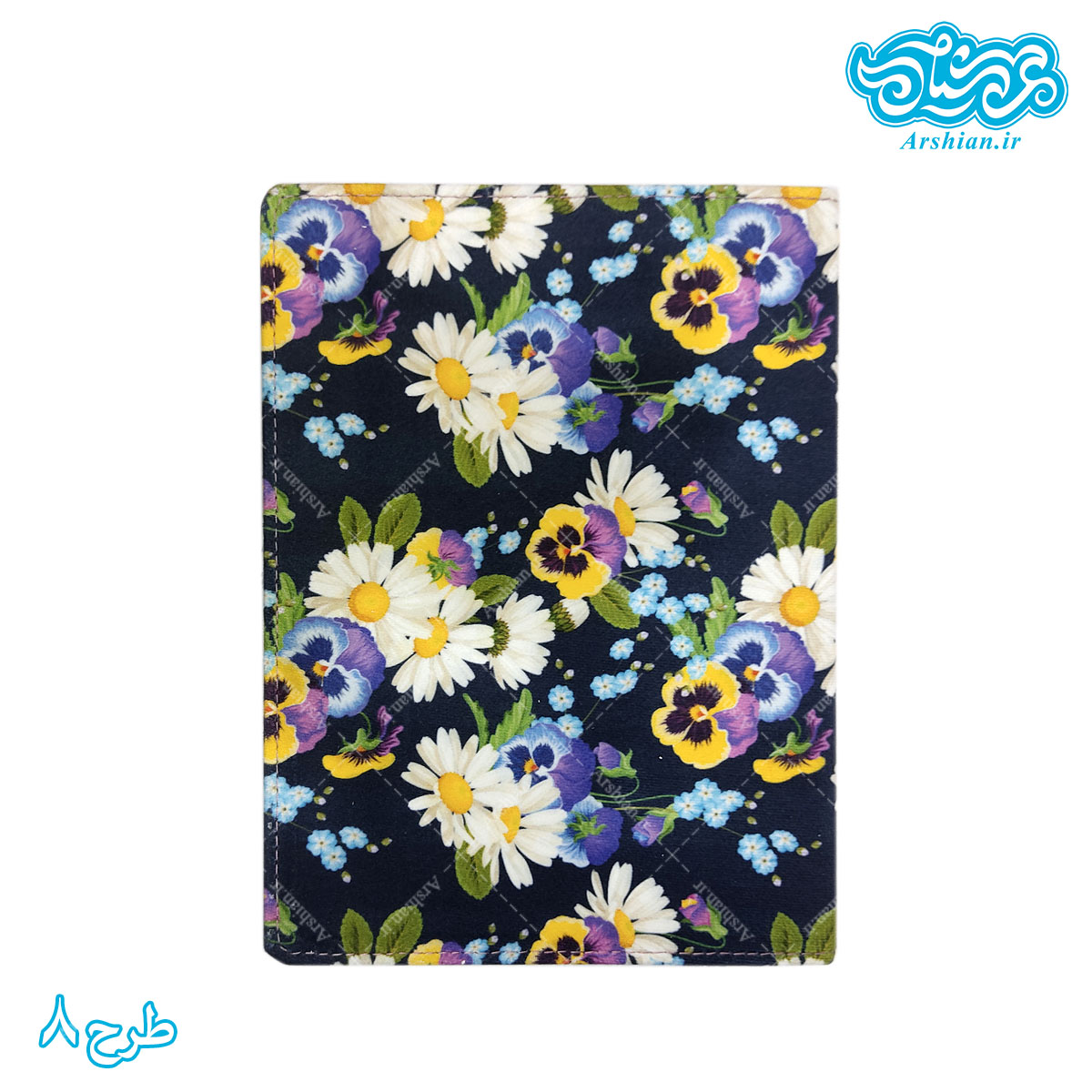 کلاسور26حلقه با روکش مخمل کد003