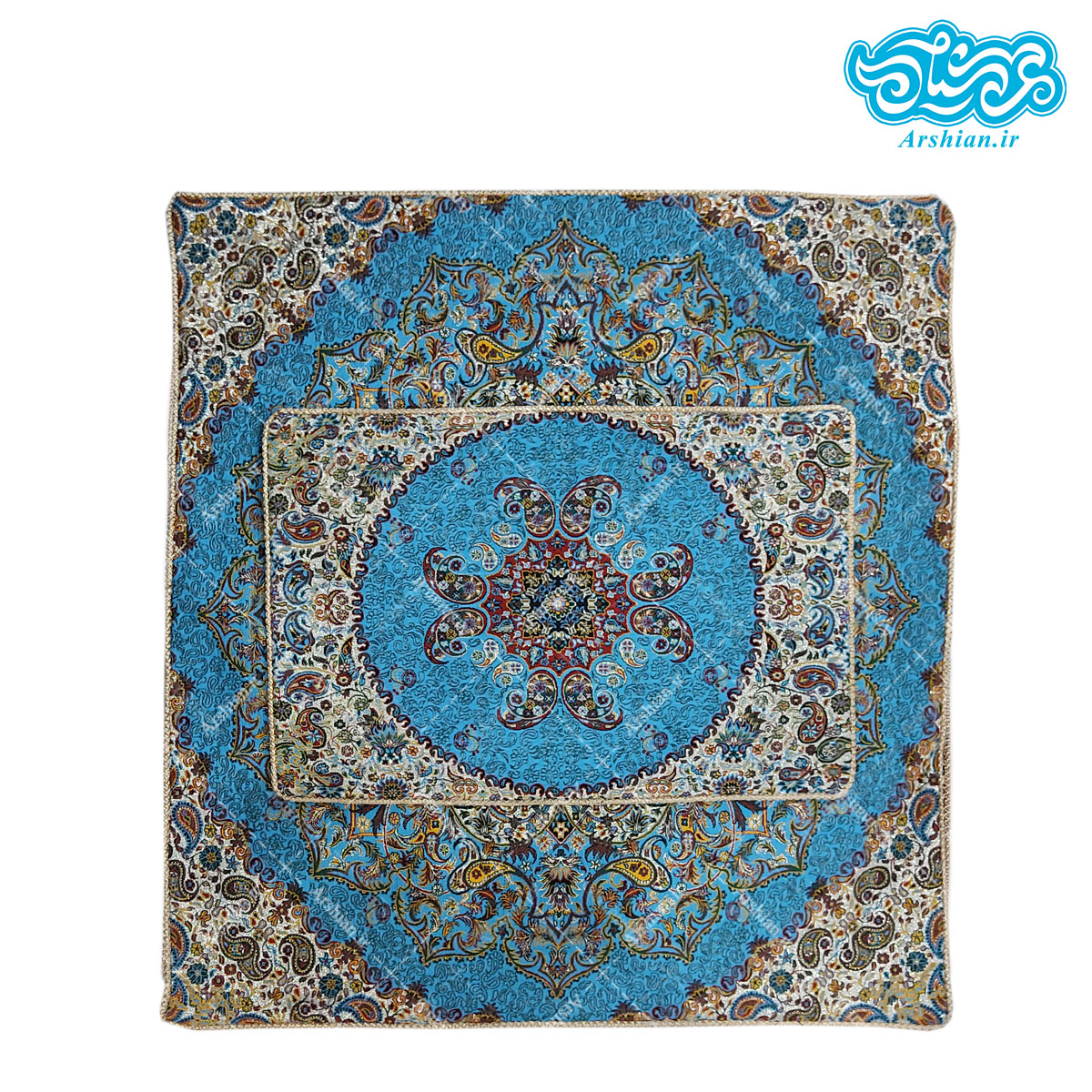 جانماز ترمه دوتکه طرح بهشت کد005