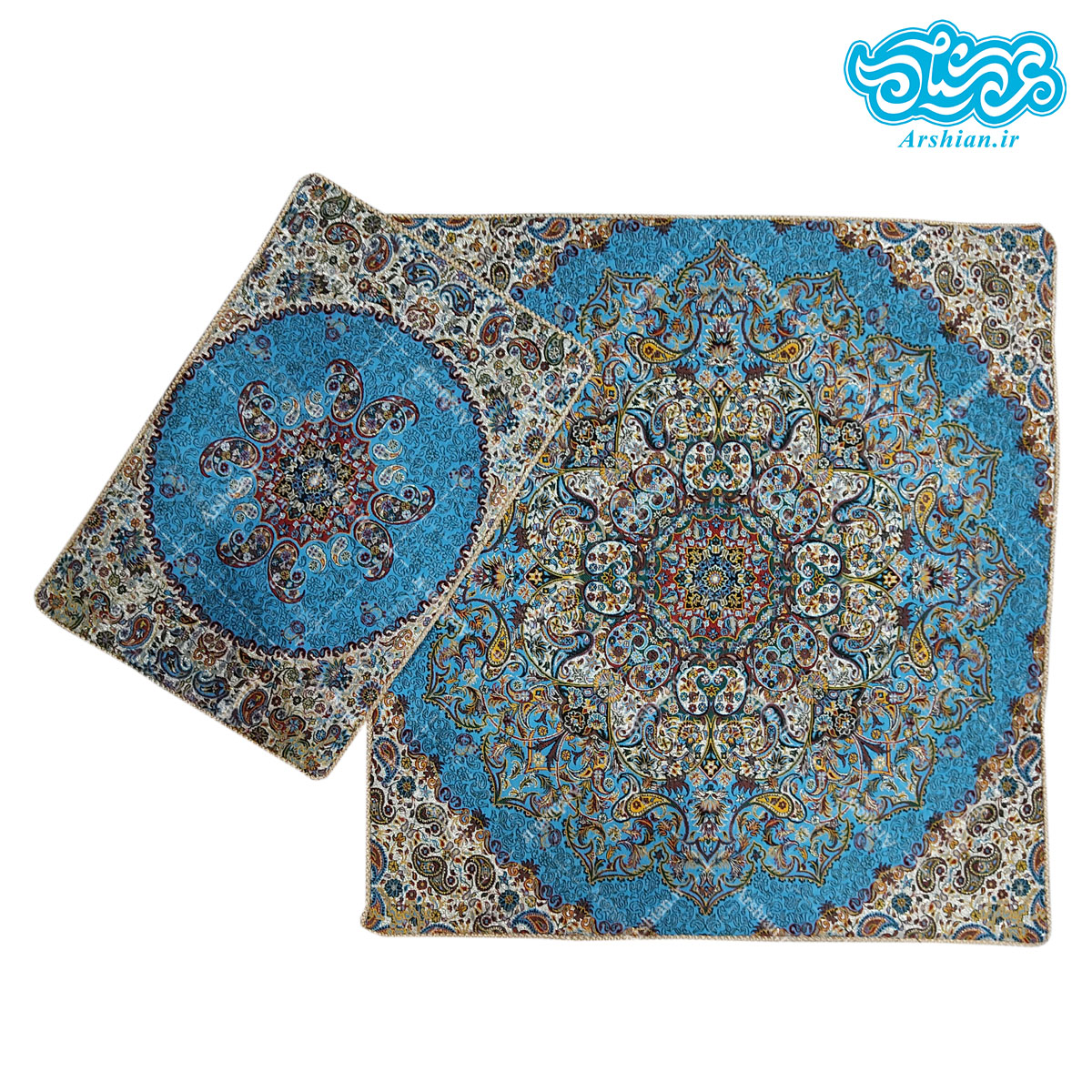 جانماز ترمه دوتکه طرح بهشت کد005