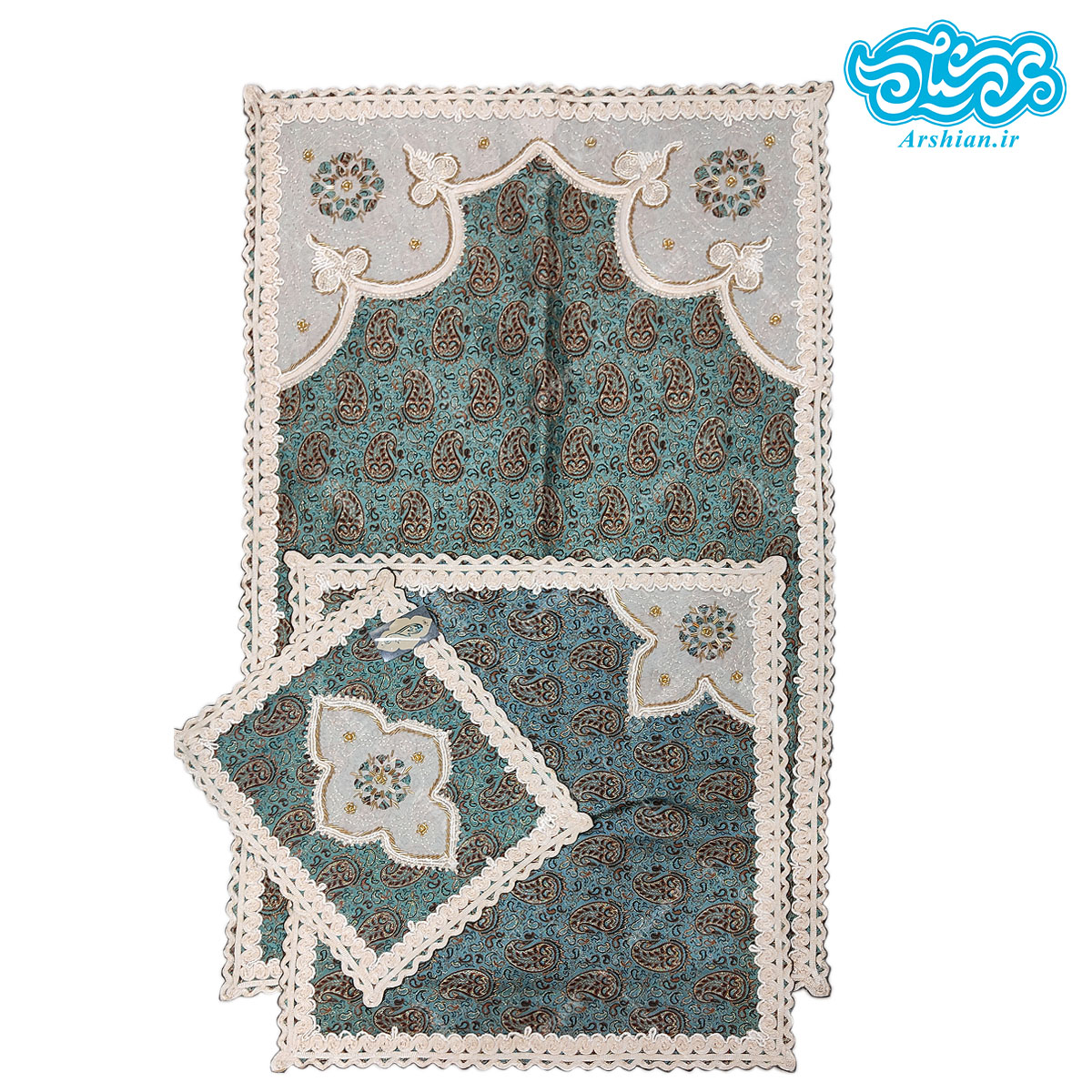سجاده و جانماز ترمه طرح بته جقه کد 012