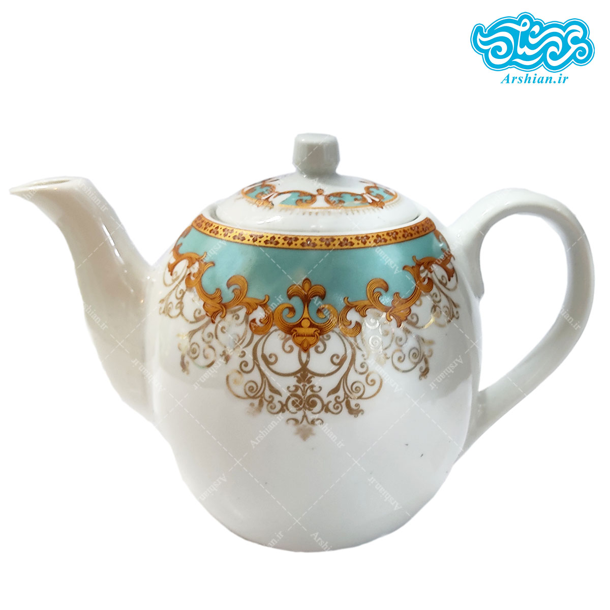 قوری چینی یک لیتری طرح 004