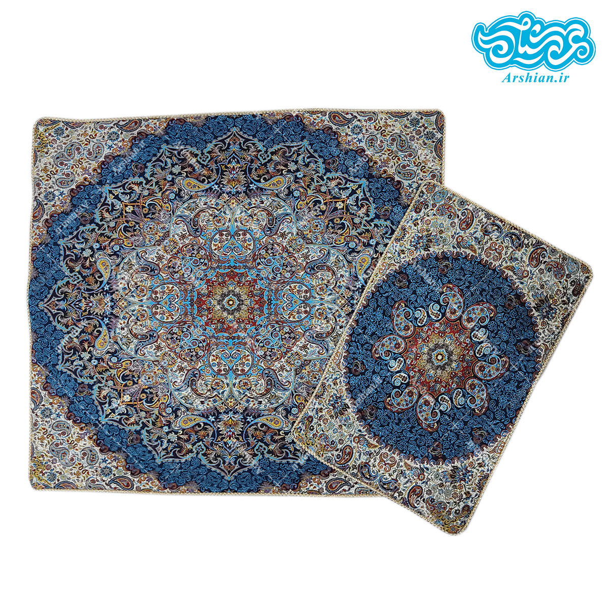 جانماز ترمه دوتکه طرح بهشت کد005