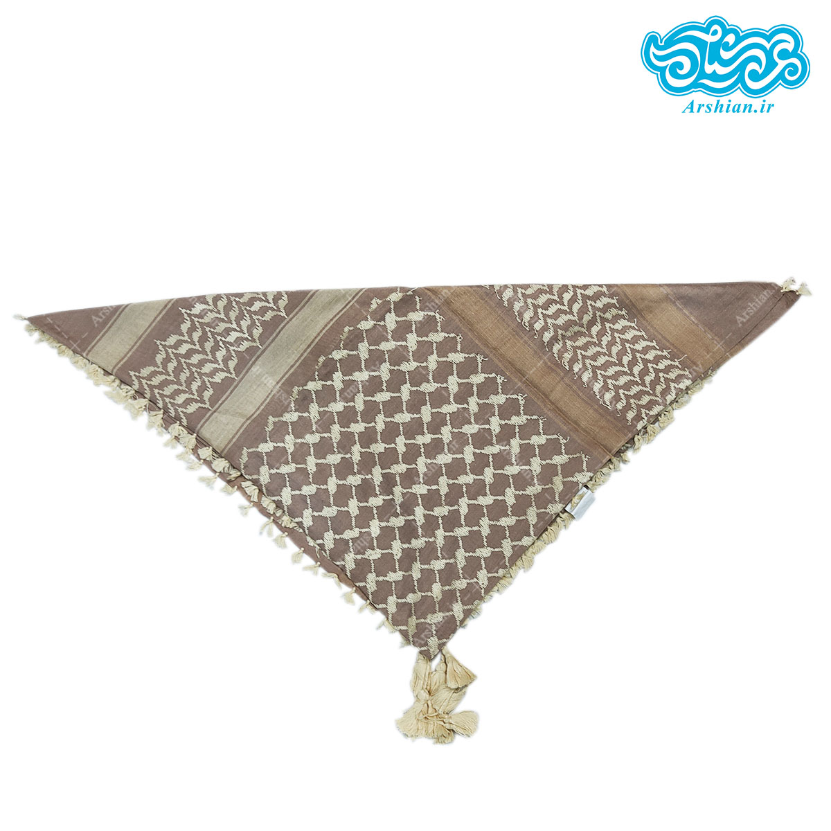 چفیه عربی بژ زرد کد 012