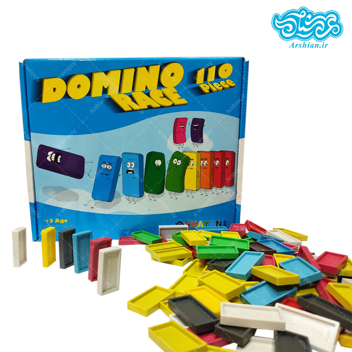 بازی دومینو 110 قطعه شایان