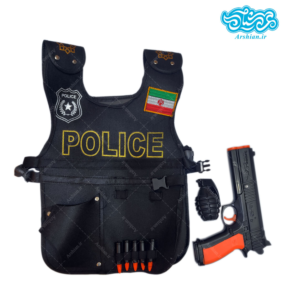 جلیقه و تجهیزات پلیس