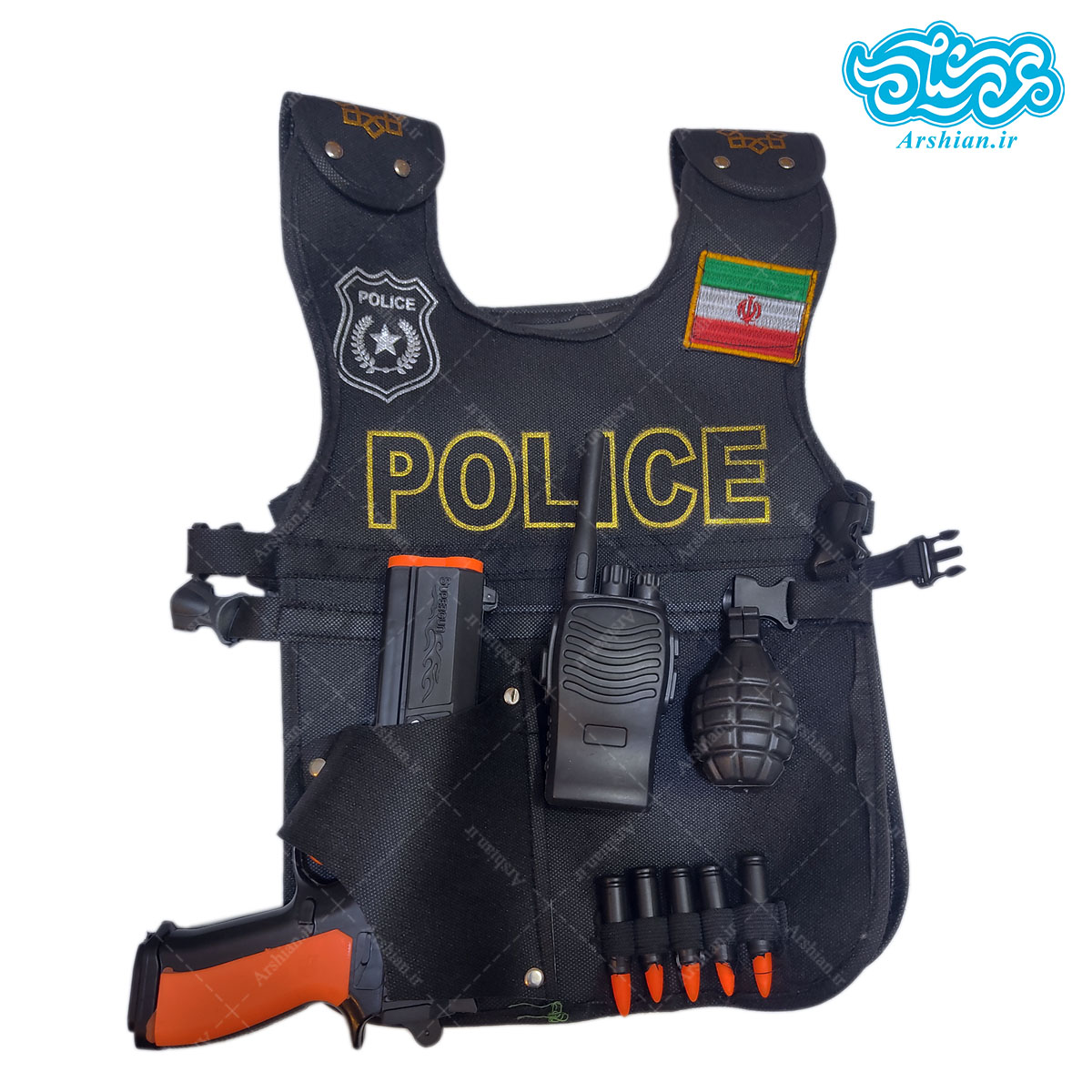 جلیقه و تجهیزات پلیس