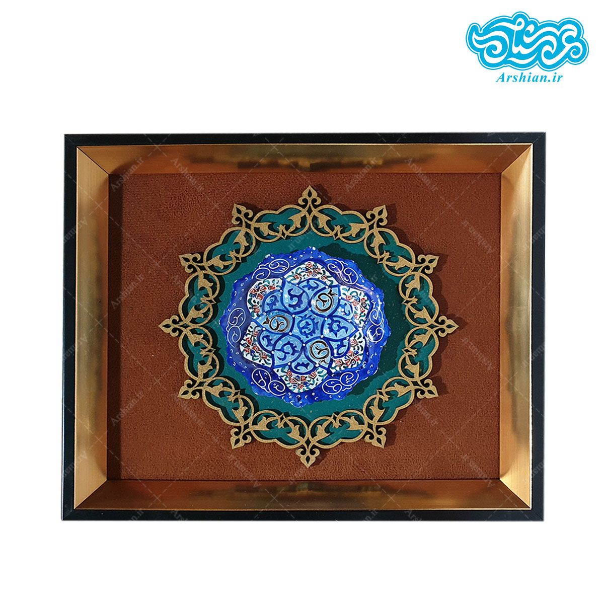 قاب مینا طرح خورشید کد 001