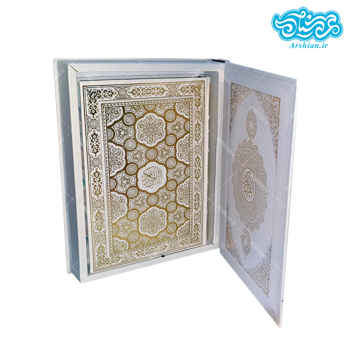 قرآن وزیری نفیس جعبه دارکد 001