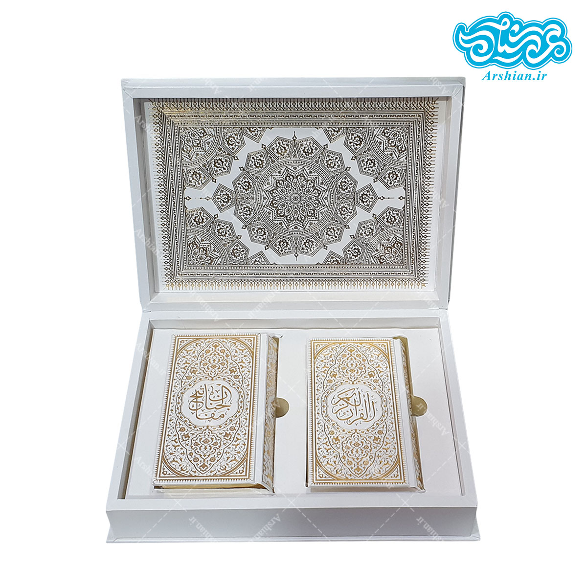 بسته دو جلدی قرآن و مفاتیح معطر کد003