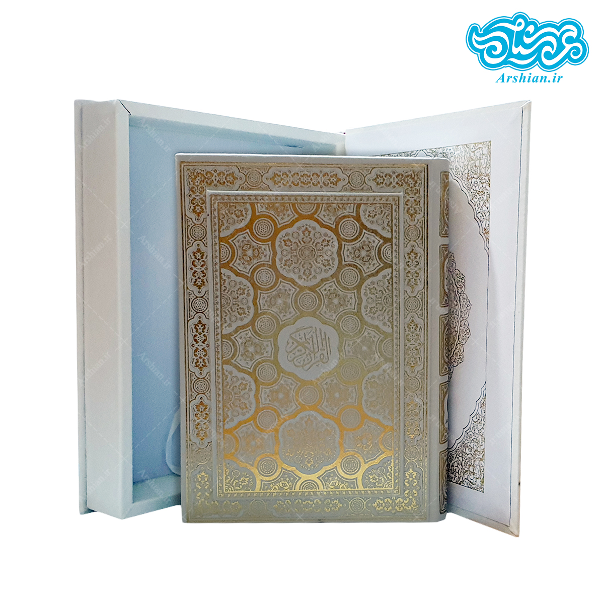 قرآن وزیری نفیس جعبه دارکد 001