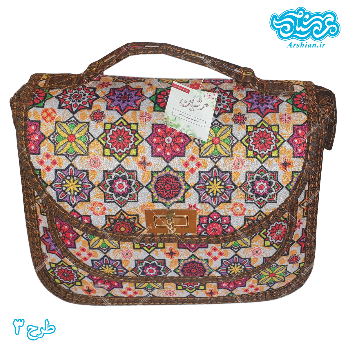 کیف دانشجویی دیبا طرح گلنار
