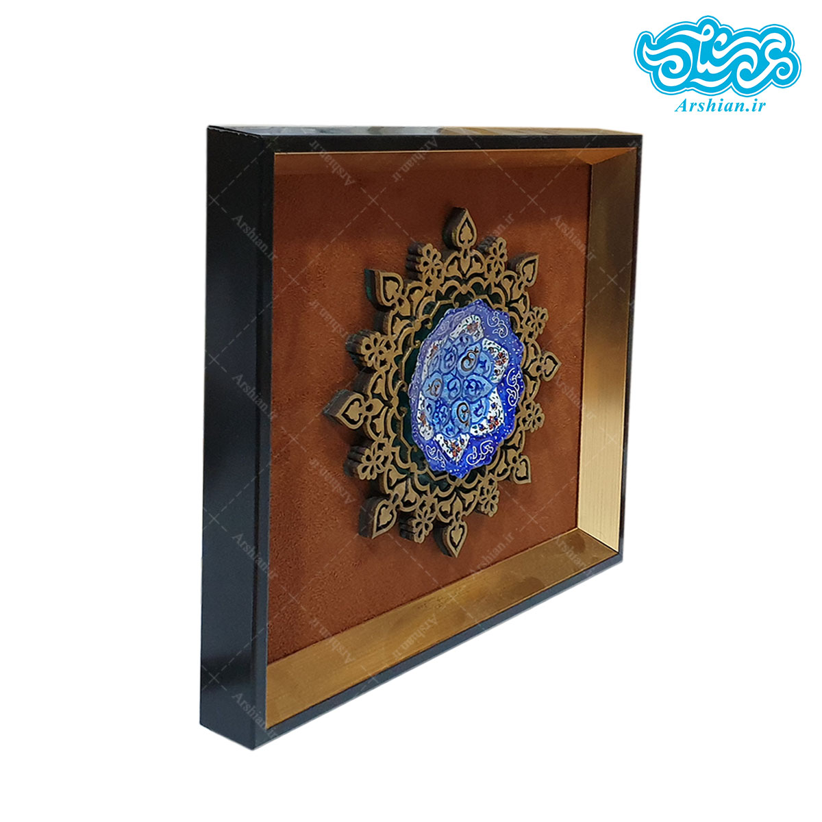 قاب مینا طرح خورشید کد 001