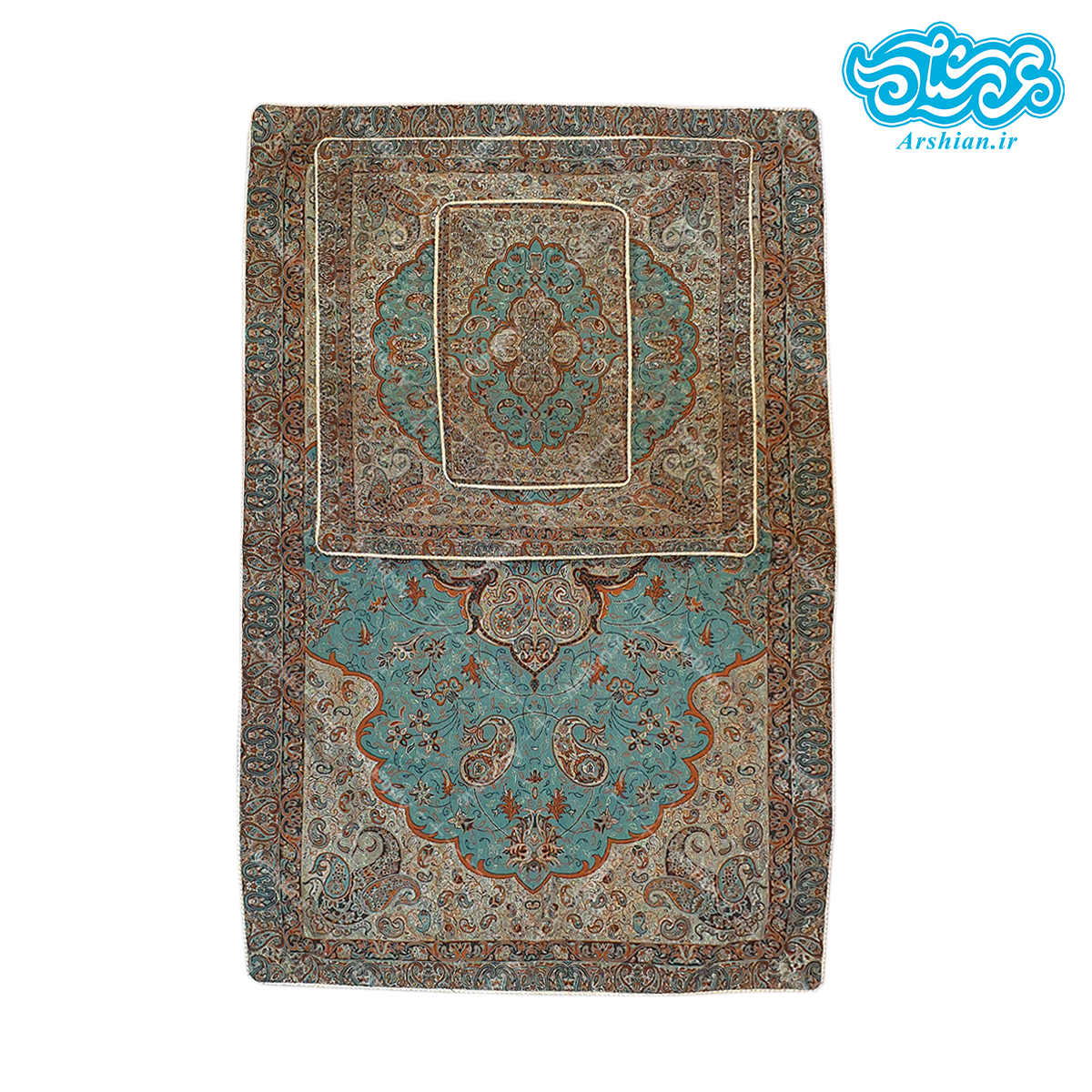 سجاده ترمه 3تکه طرح شاه عباسی کد016