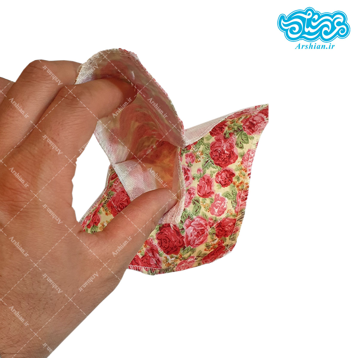 جانماز جیبی گلدار طرح 009