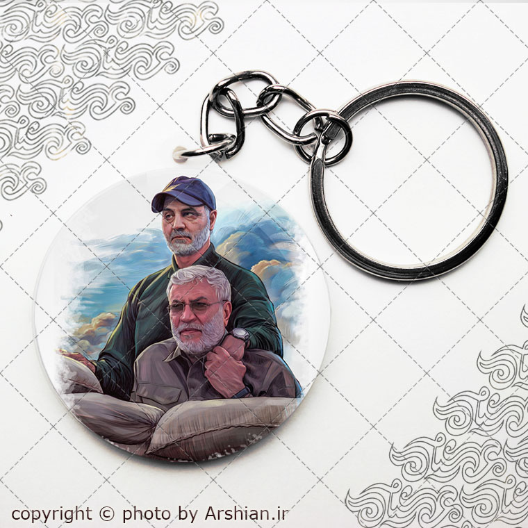 پیکسل با طرح شهید سلیمانی و شهید ابومهدی