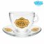 استکان و فنجان طرح مرجان با چاپ یارقیه بنت الحسین (6 عددی)