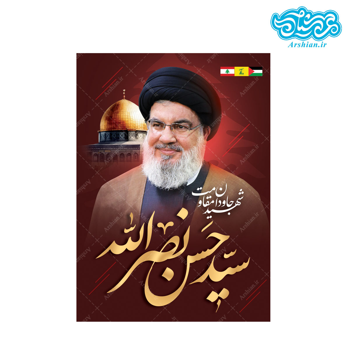 قاب شاسی شهید سید حسن نصرالله