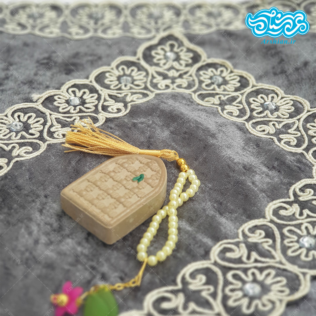 جانماز مخمل برمه اعلا دو تکه (47 سانتی متر)