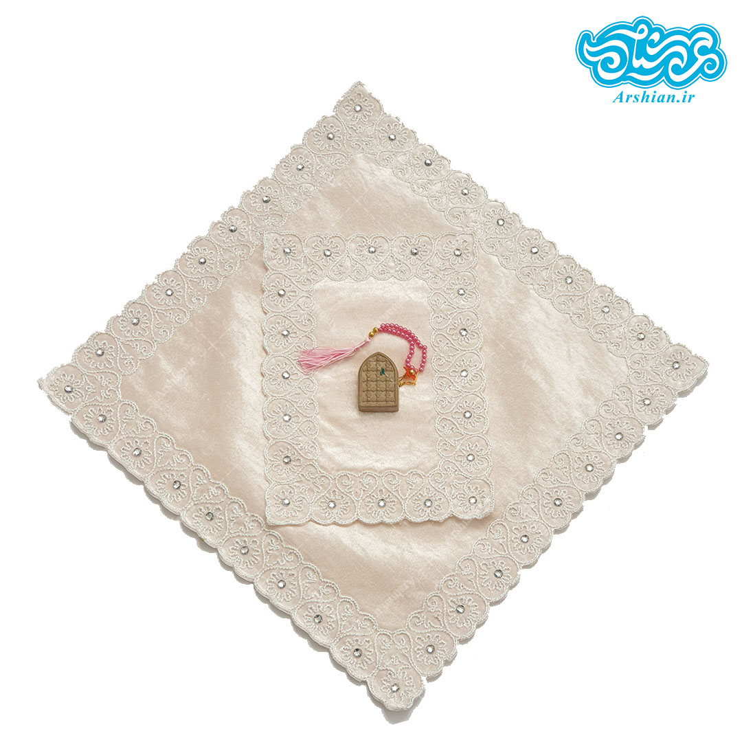 جانماز مخمل برمه اعلا دو تکه (47 سانتی متر)