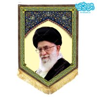 پرچم آویز مخمل باطرح آیت الله خامنه ای کد R061