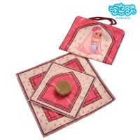 ست کیف و جانماز دو تکه مخمل دخترانه