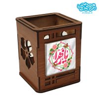 جاقلمی چوبی با کاشی طرح یا زهرا کد jf302