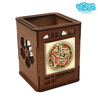 جاقلمی چوبی با کاشی طرح فاطمه الزهرا (س) کد jf303