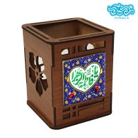 جاقلمی چوبی با کاشی طرح یا فاطمه الزهرا کد jf309